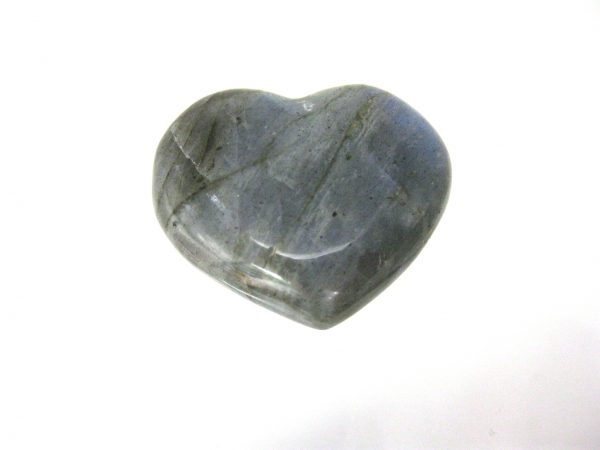 Genuine Labradorite Metaphysical Polished Mineral Heart from Madagascar for Sale. #5