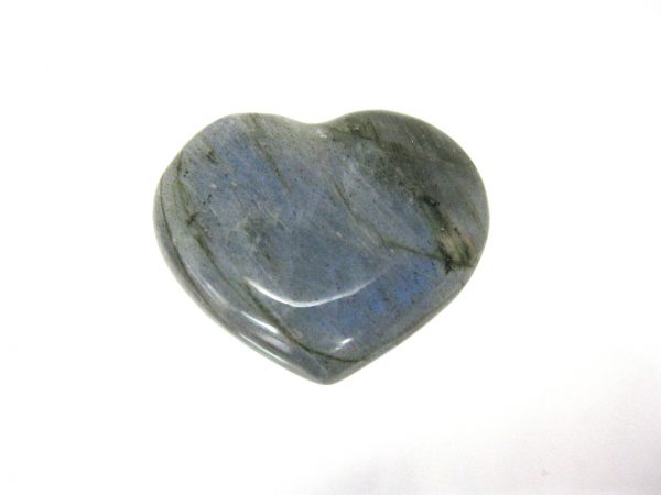 Genuine Labradorite Metaphysical Polished Mineral Heart from Madagascar for Sale. #5a