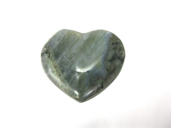 Genuine Labradorite Metaphysical Polished Mineral Heart from Madagascar for Sale. #7