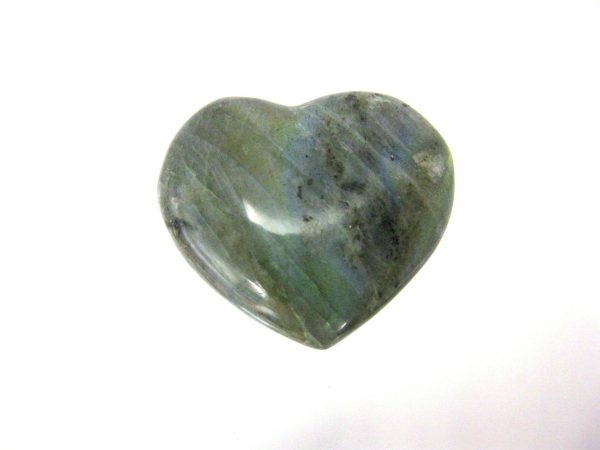 Genuine Labradorite Metaphysical Polished Mineral Heart from Madagascar for Sale. #7a