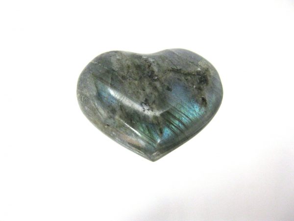 Genuine Labradorite Metaphysical Polished Mineral Heart from Madagascar for Sale. #9a