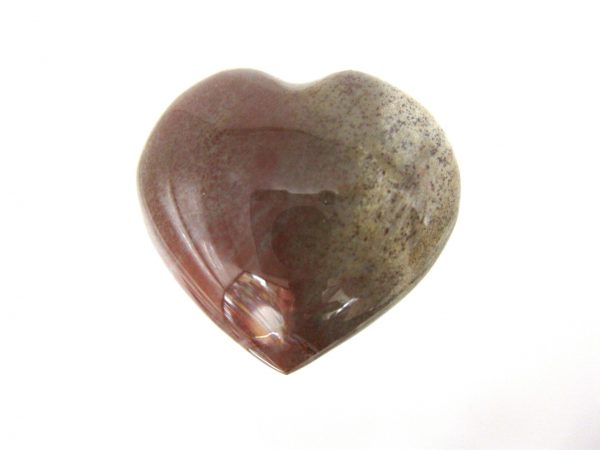 Genuine Petrified Wood Metaphysical Polished Mineral Heart from Madagascar for Sale. #10