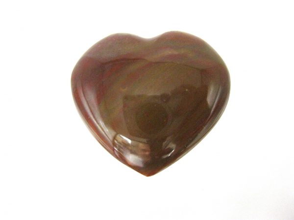 Genuine Petrified Wood Metaphysical Polished Mineral Heart from Madagascar for Sale. #11