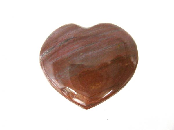 Genuine Petrified Wood Metaphysical Polished Mineral Heart from Madagascar for Sale. #12