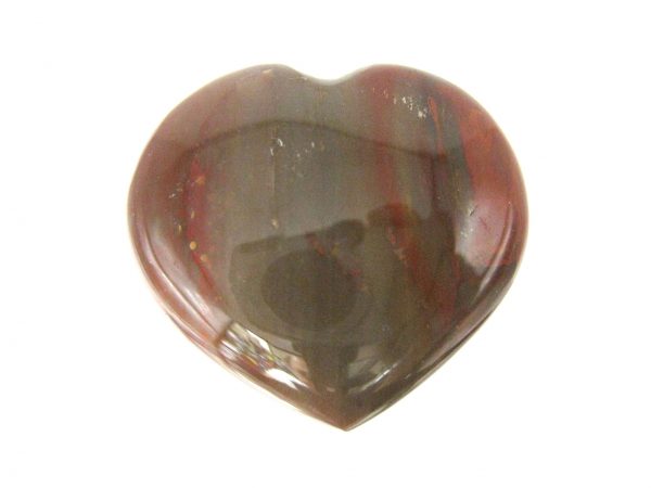 Genuine Petrified Wood Metaphysical Polished Mineral Heart from Madagascar for Sale. #2