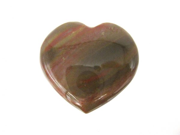 Genuine Petrified Wood Metaphysical Polished Mineral Heart from Madagascar for Sale. #9