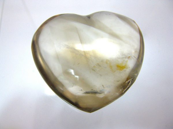 Genuine Smoky Quartz Metaphysical Polished Mineral Heart from Madagascar for Sale. #1