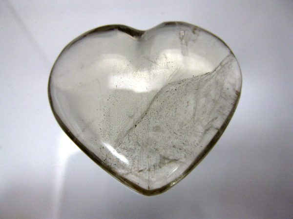 Genuine Smoky Quartz Metaphysical Polished Mineral Heart from Madagascar for Sale. #11a