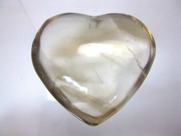 Genuine Smoky Quartz Metaphysical Polished Mineral Heart from Madagascar for Sale. #2a