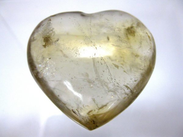 Genuine Smoky Quartz Metaphysical Polished Mineral Heart from Madagascar for Sale. #6a