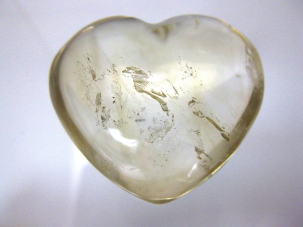 Genuine Smoky Quartz Metaphysical Polished Mineral Heart from Madagascar for Sale. #8a