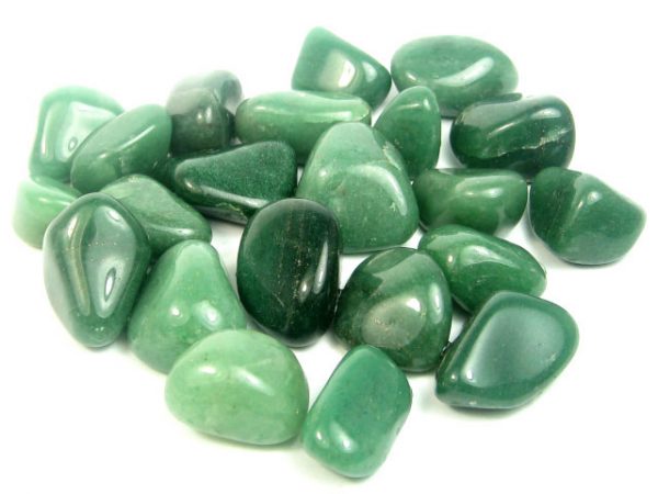 Tumbled Green Aventurine Metaphysical Stone From Brazil For Sale