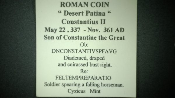 Genuine Constantius-II- Roman Bronze Coin for Sale #23