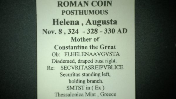 Genuine Helena-Roman Bronze Coin for Sale #24