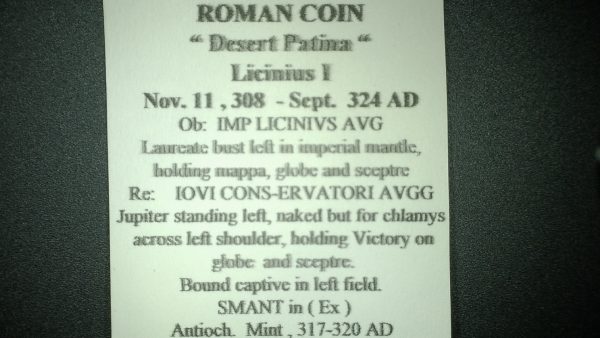 Genuine Licinius-I-Roman Bronze Coin for Sale #19