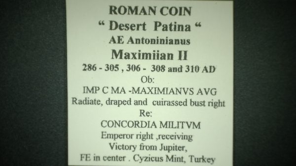 Genuine Maximiian-II-Roman Bronze Coin for Sale #26