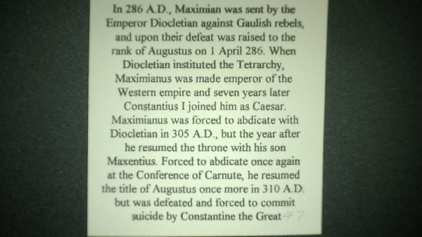 Genuine Maximiian-II-Roman Bronze Coin for Sale #27a