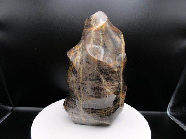 Genuine Black Moonstone Metaphysical Free Form Polished Mineral from Madagascar for Sale. #1