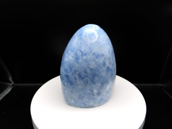 Genuine Blue Calcite Metaphysical Free Form Polished Mineral from Madagascar for Sale. #1