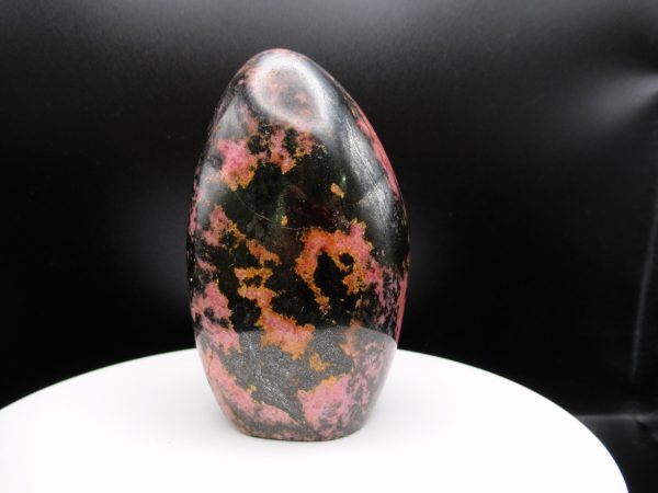 Genuine Rhodonite Metaphysical Free Form Polished Mineral from Madagascar for Sale. #1