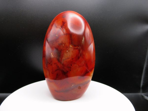 Genuine Carnelian Metaphysical Free Form Polished Mineral from Madagascar for Sale #2