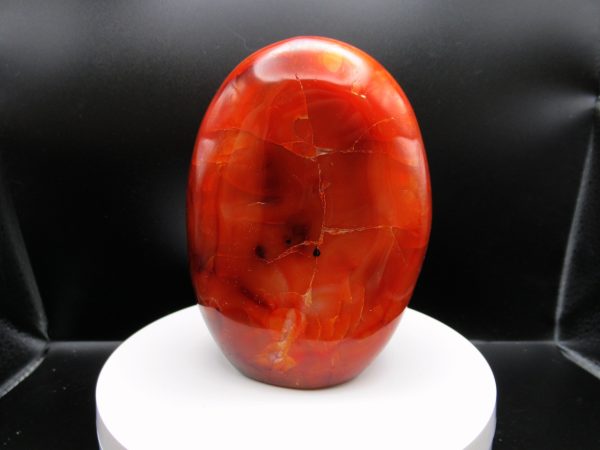 Genuine Carnelian Metaphysical Free Form Polished Mineral from Madagascar for Sale. #1