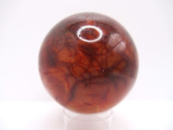 Genuine Carnelian Metaphysical Polished Mineral Sphere from Madagascar for Sale. #6