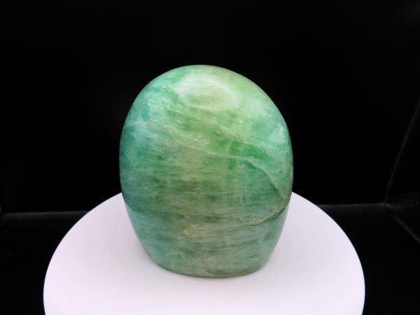 Genuine Green Fluorite Metaphysical Free Form Polished Mineral from Madagascar for Sale. #1