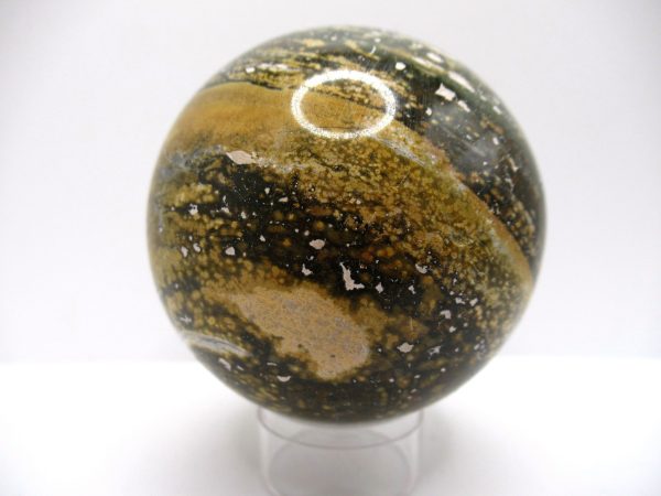 Genuine Ocean Jasper Metaphysical Polished Mineral Sphere from Madagascar for Sale. #2