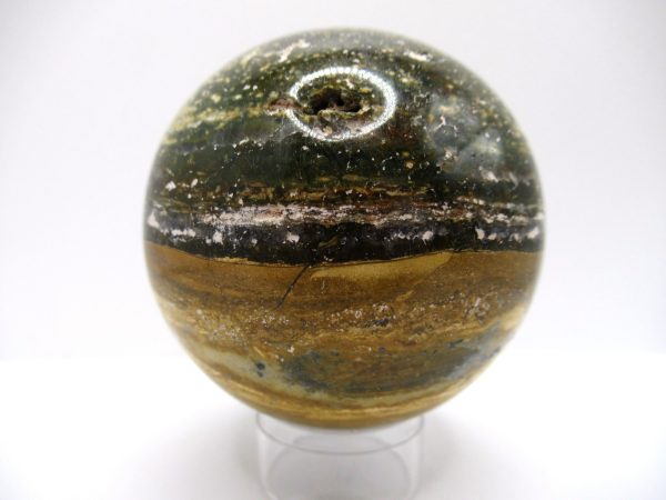 Genuine Ocean Jasper Metaphysical Polished Mineral Sphere from Madagascar for Sale. #2a