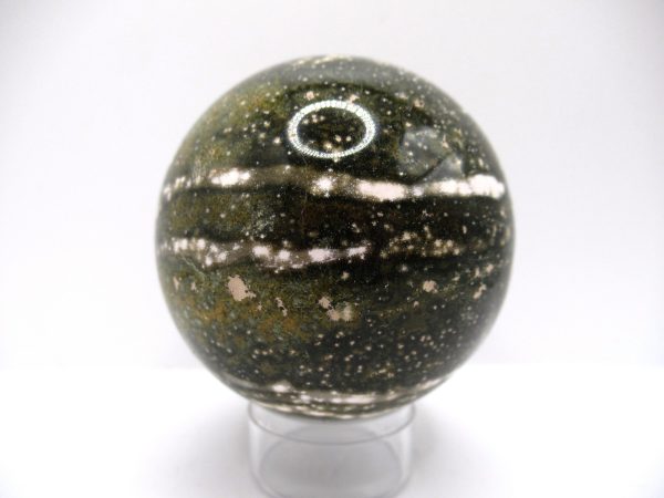 Genuine Ocean Jasper Metaphysical Polished Mineral Sphere from Madagascar for Sale. #4