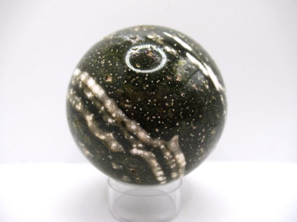 Genuine Ocean Jasper Metaphysical Polished Mineral Sphere from Madagascar for Sale. #4a