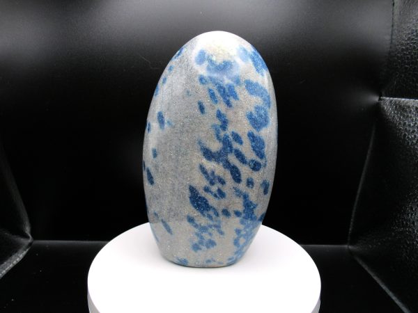 Genuine Raindrop Azurite Metaphysical Free Form Polished Mineral from Madagascar for Sale #2