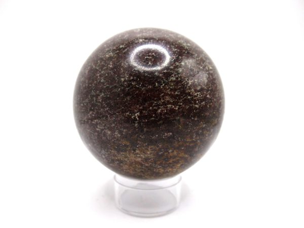 Genuine Red Garnet Metaphysical Polished Mineral Sphere from Madagascar for Sale. #1