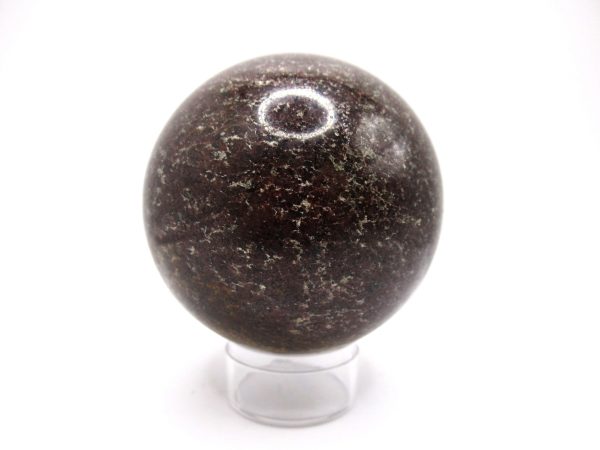 Genuine Red Garnet Metaphysical Polished Mineral Sphere from Madagascar for Sale. #1a