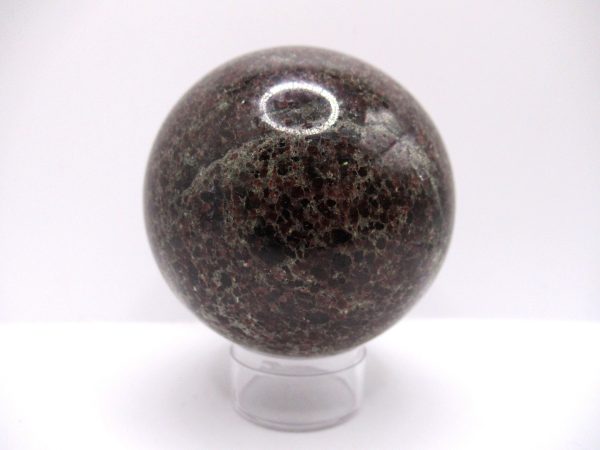 Genuine Red Garnet Metaphysical Polished Mineral Sphere from Madagascar for Sale. #2a