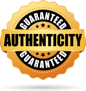 Authenticity Guaranteed