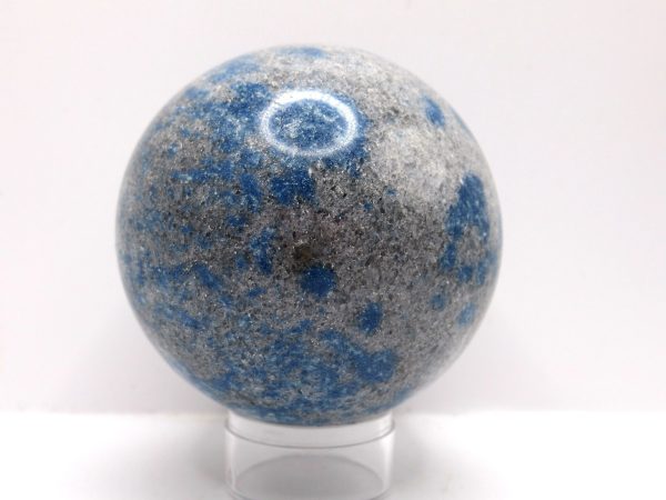 Genuine Raindrop Azurite Metaphysical Polished Mineral Sphere from Madagascar for Sale. #1a