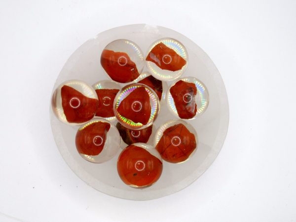 Genuine Acrylic Marble with Red Jasper Mineral for sale 1