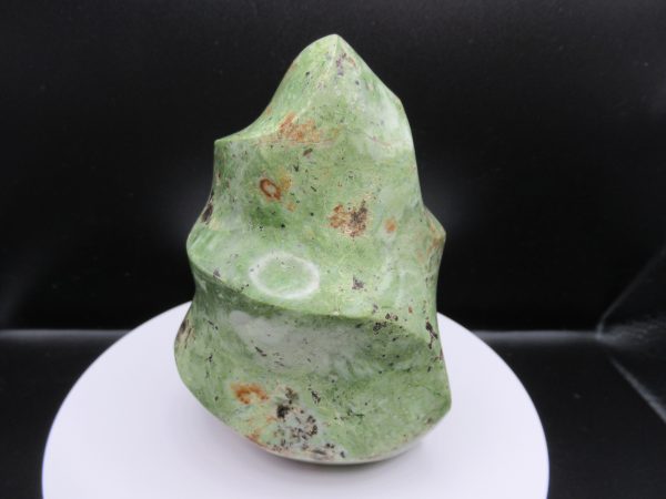 Genunie Madagascar Freestanding Polished Chrysoprase Mineral for Sale #2 Freestanding Polished Chrysoprase #2