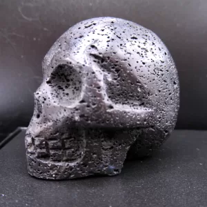 Polished Metaphysical Skull for Sale Lava Stone #1