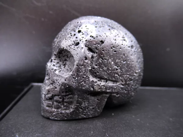 Polished Metaphysical Skull for Sale Lava Stone #2