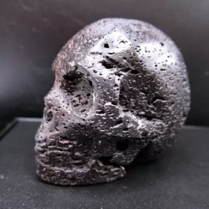 Polished Metaphysical Skull for Sale Lava Stone #3