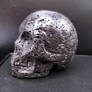 Polished Metaphysical Skull for Sale Lava Stone #4