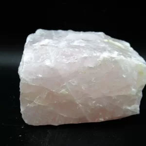 Natural Rose Quartz Mineral Candle Holder #1 For Sale