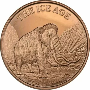 Woolly Mammoth Copper Coin