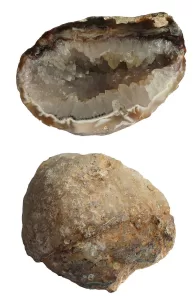 Brazilian Geode Pair