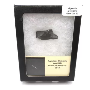 Genuine Agoudal Meteorite in Gem Jar For Sale #33