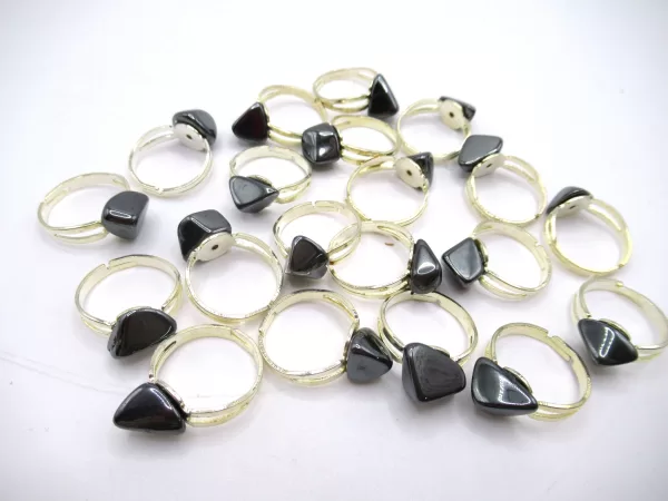 Hematite Mineral Rings | Adjustable