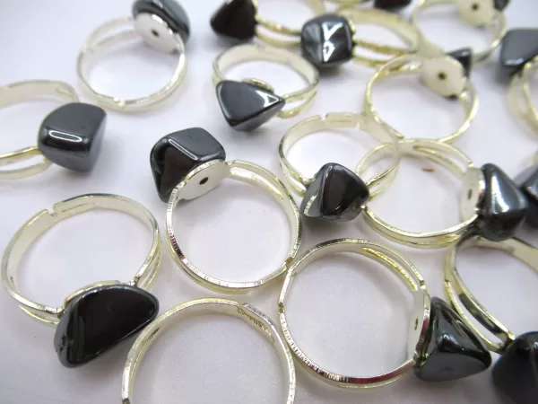 Hematite Mineral Rings | Adjustable - Image 2